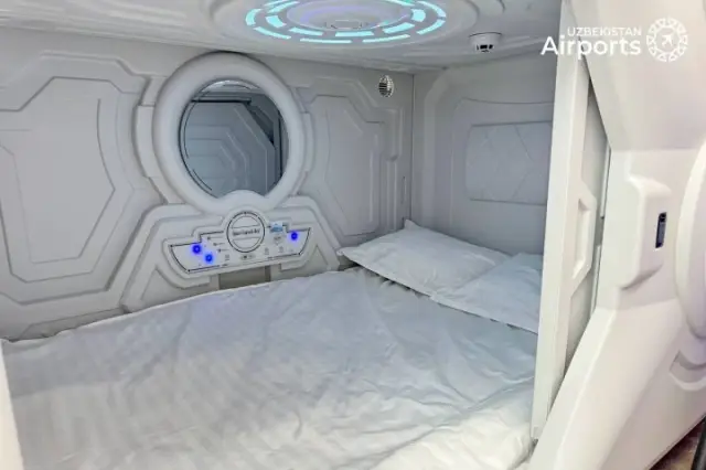 В аэропорту Ташкента заработал капсульный отель